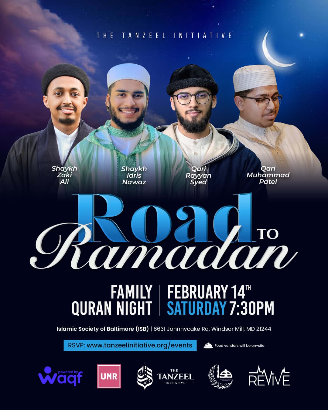 Road to Ramadan - DMV Quran Tour Flyer